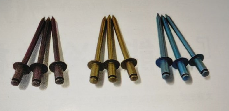 Nissan Rivet lança o primeiro prego de titânio colorido do Japão